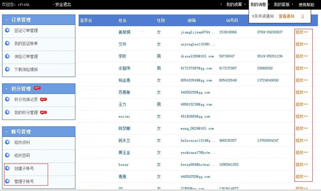 怎样启用或禁用我的子账号？